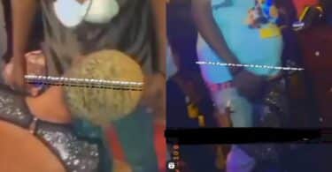 Lady apologizes to her parents after video of her giving blowj*b to men in a nightclub went viral (18+videos)