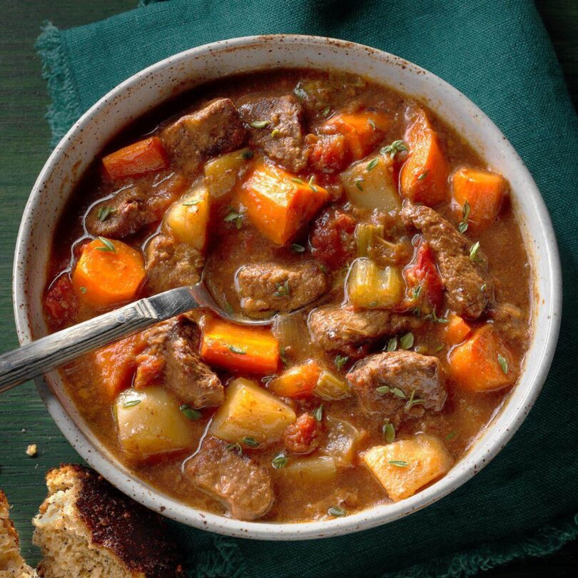 Slow-cooker beef stew