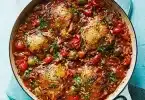 Lighter chicken cacciatore Recipe