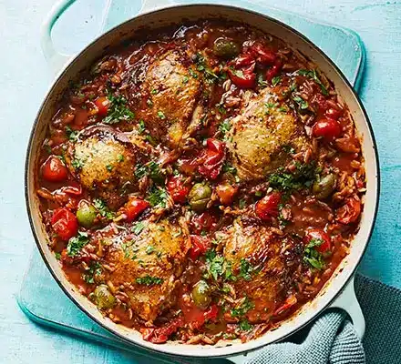 Lighter chicken cacciatore Recipe