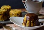 Chocolate-orange steamed pudding with chocolate sauce Recipe