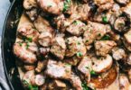 Garlicky Steak & Mushroom Bites Recipe