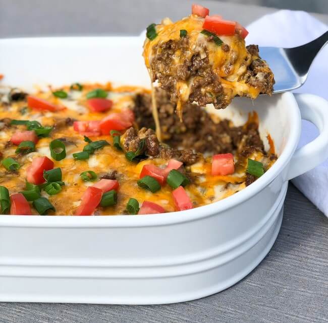 Keto Taco Casserole Recipe