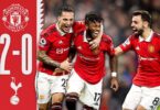 All goals Man United 2 – 0 Tottenham (Watch Here)