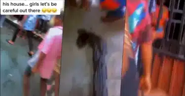 Commotion as yahoo boy reportedly buries girlfriend in his apartment (+Video)