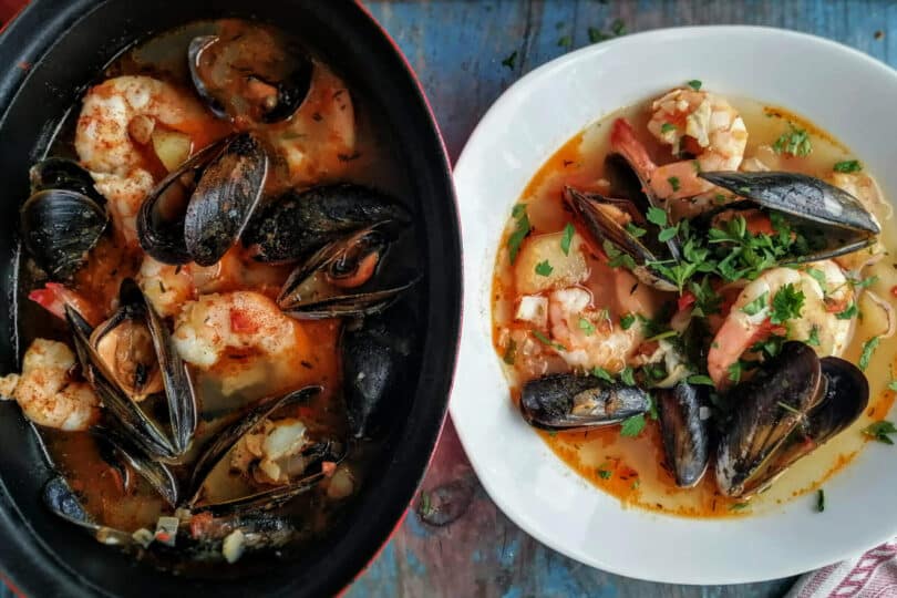 Rich paprika seafood Bowl Recipe