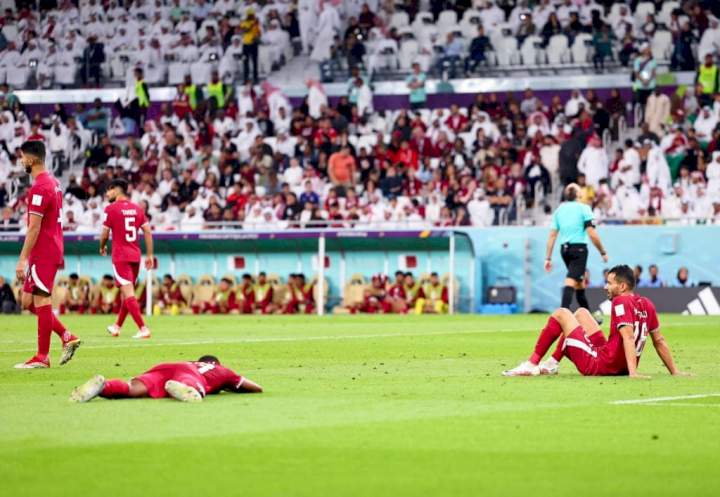 Qatar becomes the first team to be knocked out of 2022 World Cup