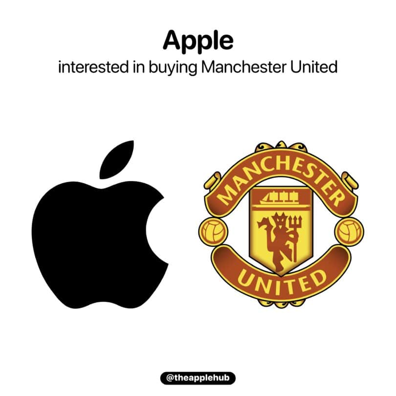 Apple Has Expressed Interest in Buying Manchester United.