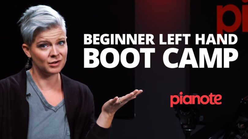 VIDEO Beginners Left Hand Boot camp (Piano Lesson)