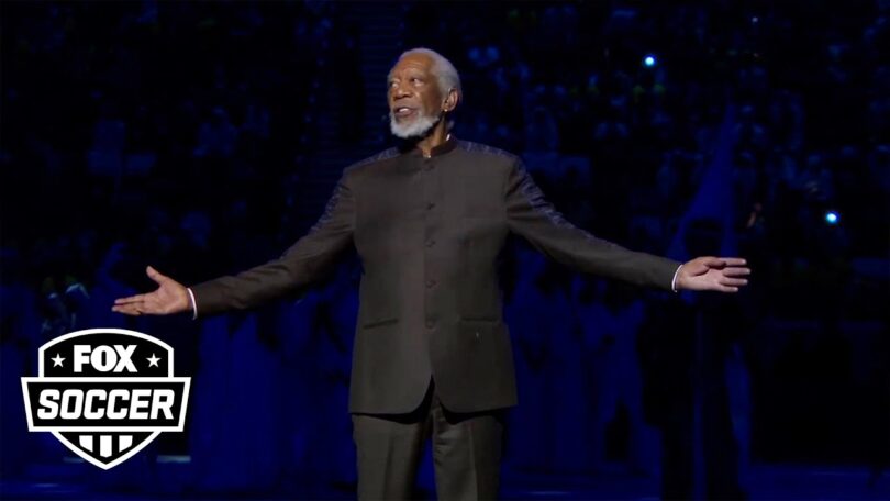 VIDEO Morgan Freeman 2022 FIFA World Cup Opening Ceremony