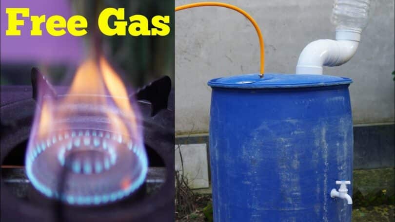 VIDEO Amazing Home Made Idea To Use Free Gas From Garbage.