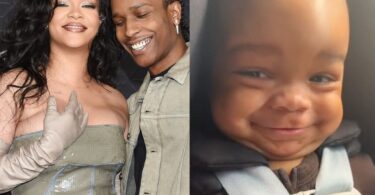 Rihanna shows her adorable baby's face for the first time on TikTok