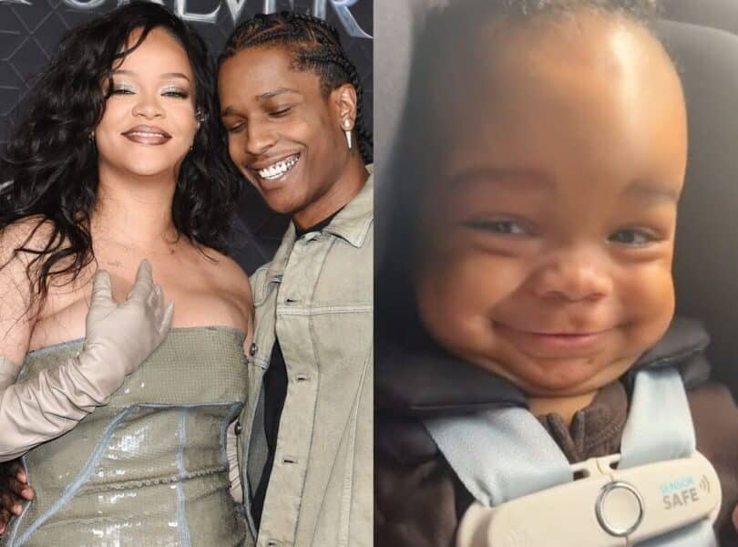 Rihanna shows her adorable baby's face for the first time on TikTok