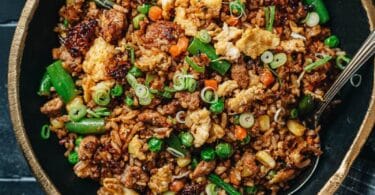 Garlic Fried Rice With Crisp Pork Recipe