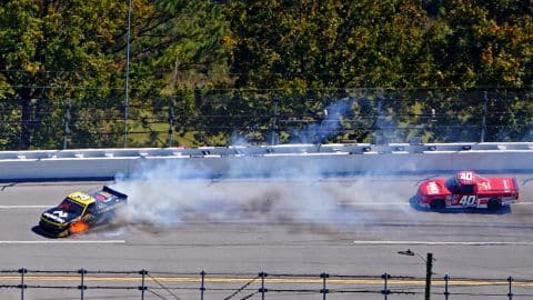 NASCAR driver Jordan Anderson suffers second-degree burns after ‘scariest moment of my racing career’