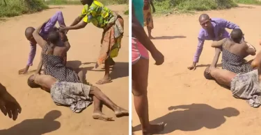 Man caught on camera 'beating' his aged mother in Delta community (video)