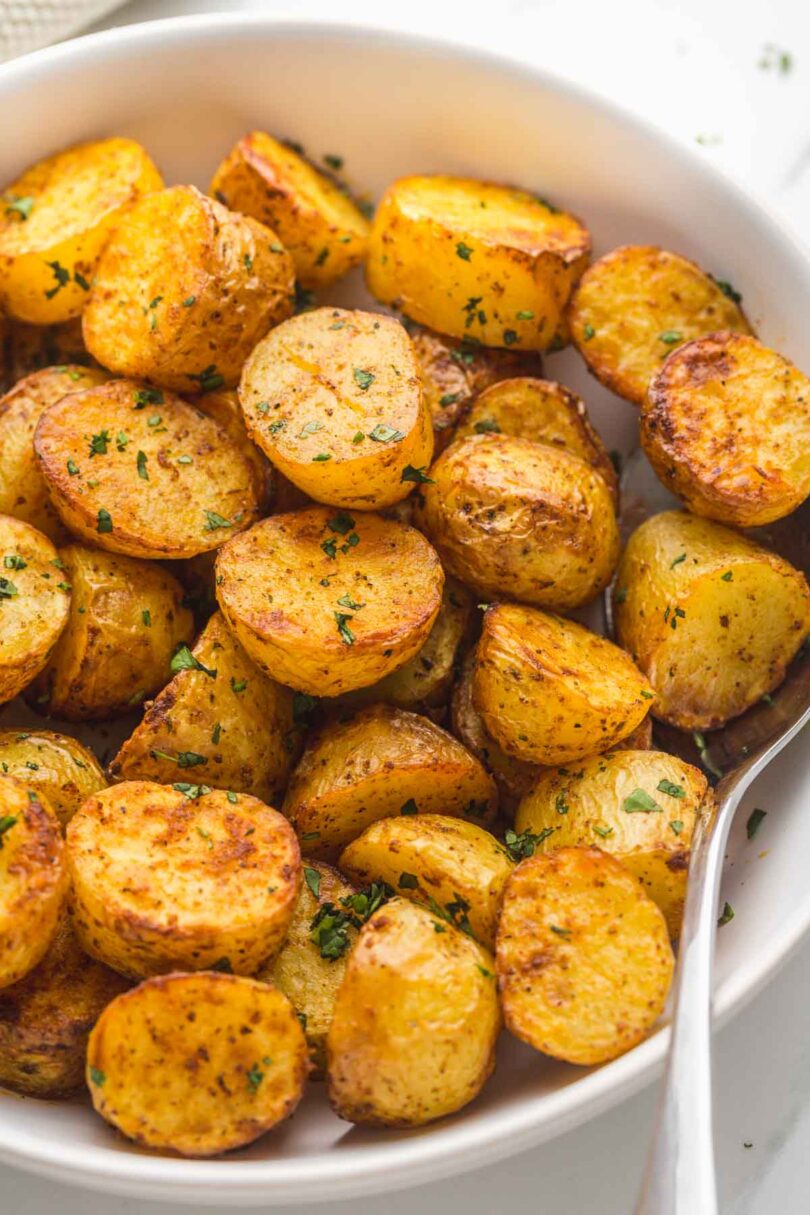 Air fryer roast potatoes