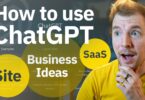 VIDEO How to use ChatGPT to build Business Ideas, Sites and Personal Projects