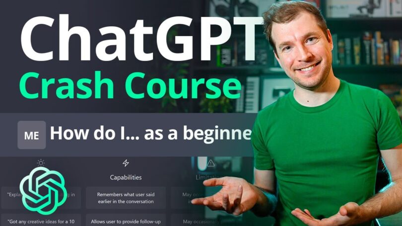 VIDEO ChatGPT Tutorial - A Crash Course on Chat GPT for Beginners