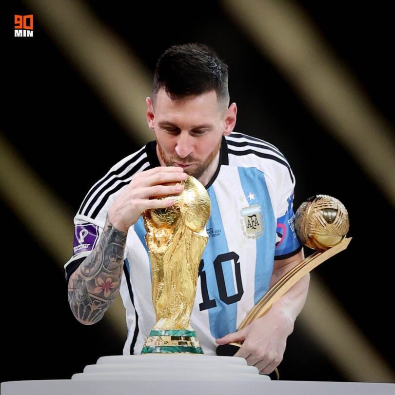 Lionel Messi adds World Cup record following tournament's best player ...