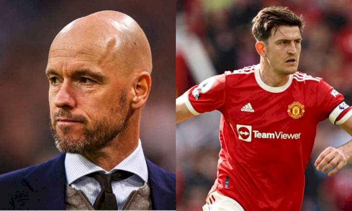 Ten Hag gives Maguire condition to play for Man Utd