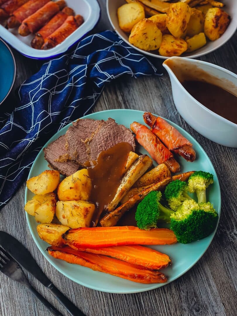 Healthy roast dinner Recipe