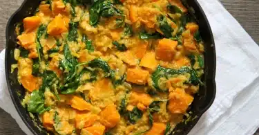 Spinach, sweet potato & lentil dhal Recipe