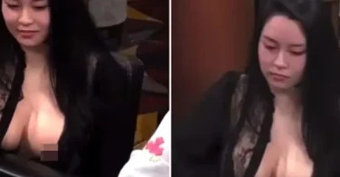 Glamorous poker player 'Sashimi' insists her boobs are REAL