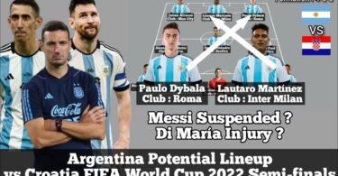 VIDEO List Of Argentina Suspended Players For World Cup 2022 Semi-Final vs Croatia