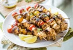 Chicken & lemon skewers Recipe