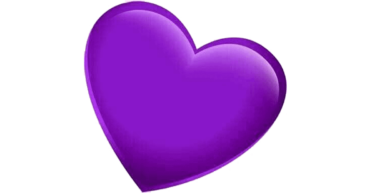 Purple heart emoji meaning - When is the symbol used?