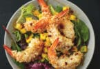 Crispy coconut prawn & mango salad Recipe