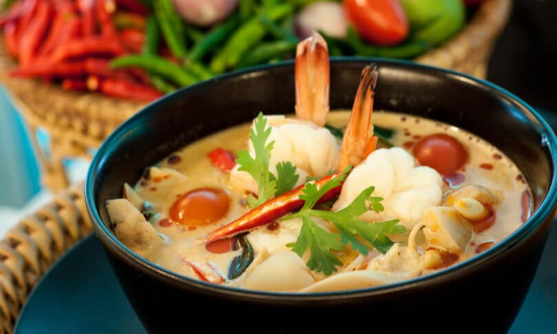 Spicy prawn soup recipe