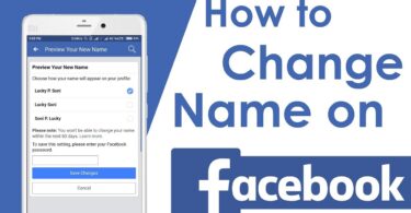 How to Change a name on Facebook