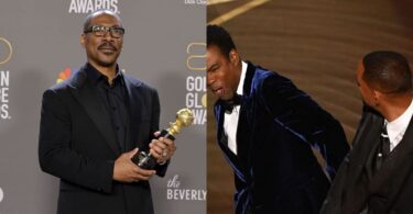 What did Eddie Murphy say about Will Smith? - Golden Globes joke