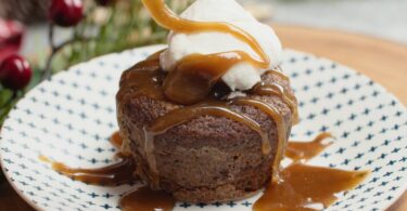 Sticky Toffee Pudding Making