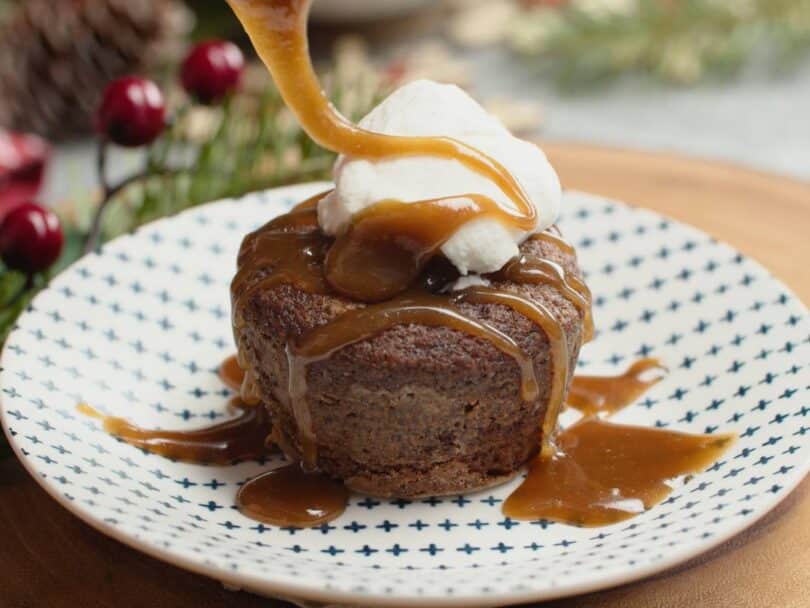 Sticky Toffee Pudding Making