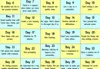 Daily Challenges Ideas for 30 Day Self Improvement Challenge 2023