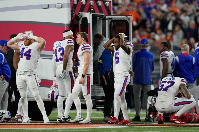 Damar Hamlin: Bills safety's vitals 'back to normal' after collapsing on MNF