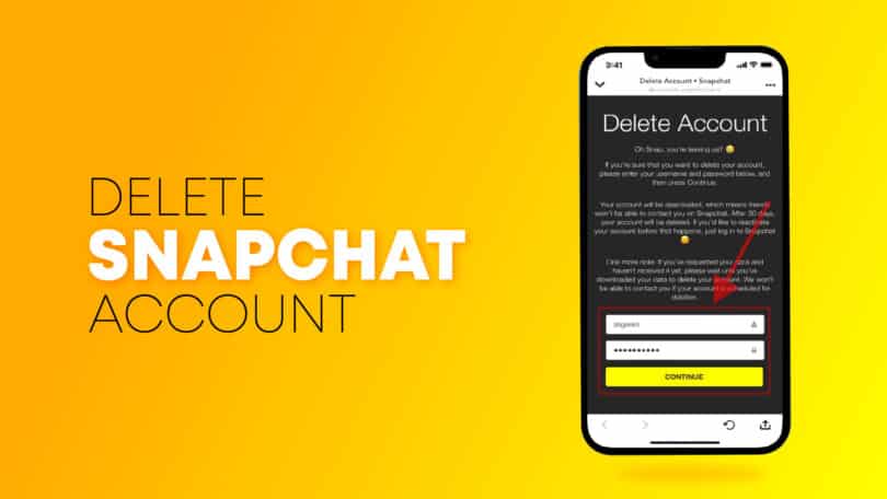 How to delete Snapchat account