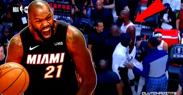 Watch Heat’s Dewayne Dedmon throws massage gun on court during fight with Erik Spoelstra, video goes viral