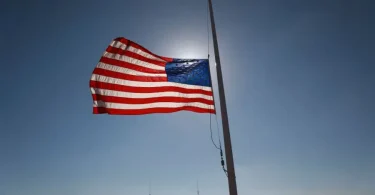 Why is flag at half mast?