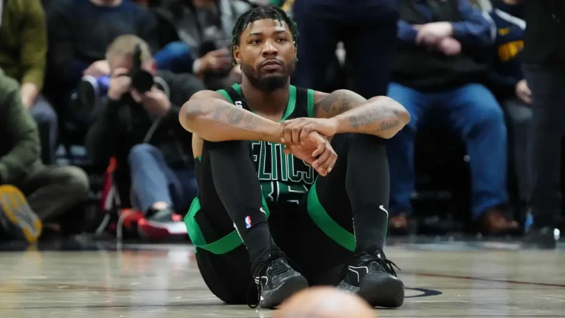 Celtics guard Marcus Smart ejected after jawing with officials during blowout loss to Thunder