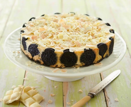 White Chocolate Oreo Cheesecake