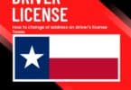 How to change the address on my driver's license Texas