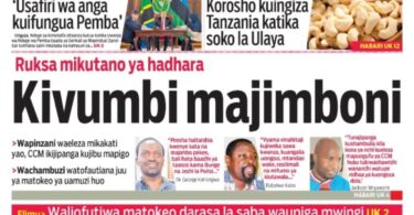 Magazeti ya leo January 5, 2023 – Habari kubwa katika Magazeti