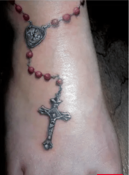 rosary foot tattoosTikTok Search