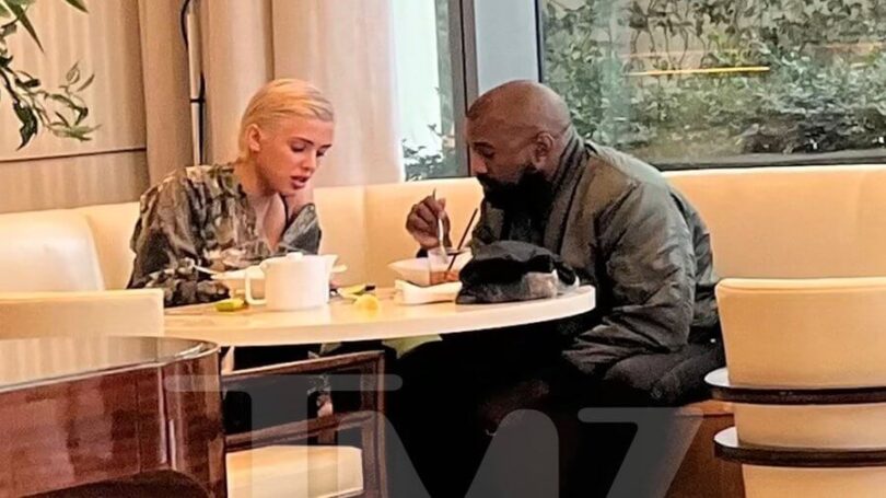 Kanye West Spotted Dining with Mystery Woman