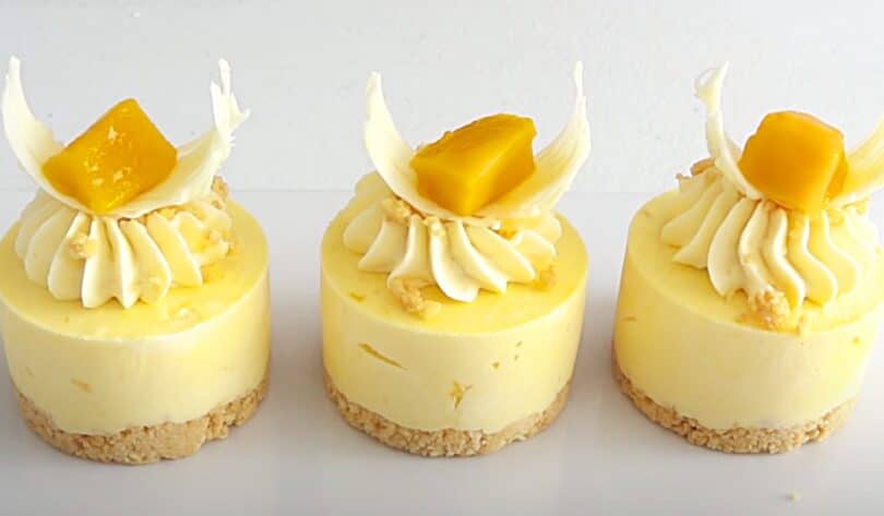 Mini Mango Cheesecake