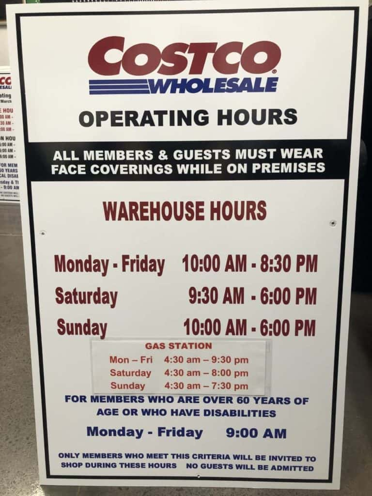 What time does Costco open?